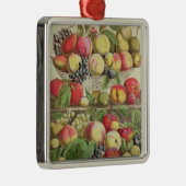 September, von 'zwölf Monaten Früchten Silbernes Ornament (Rechts)