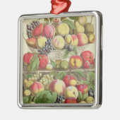September, von 'zwölf Monaten Früchten Silbernes Ornament (Links)