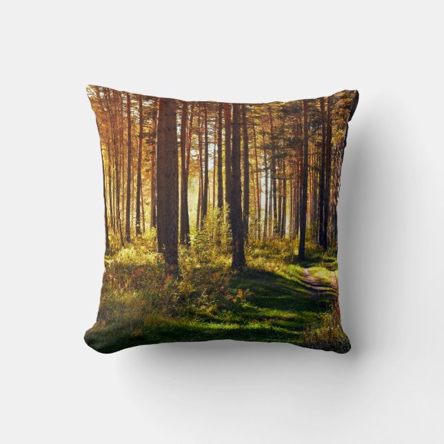 September-Wald Kissen (Vorderseite)