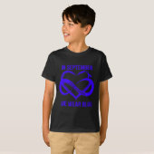 September We Wear Blue Ataxia Awareness Ribbon T-Shirt (Vorne ganz)