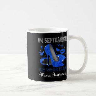 September Wear Blue High Heels Ataxie Bewusstsein Kaffeetasse