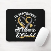 September Wir tragen... Asl Deaf Pride Deaf Bewuss Mousepad (Mit Mouse)