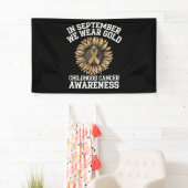 September Wir tragen Gold Childhood Cancer Awarene Banner (Insitu)