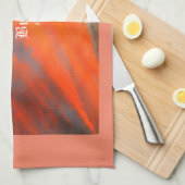 September Wolken mit Psalm 30:5 Geschirrtuch (Viertel Falte)