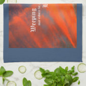 September Wolken mit Psalm 30:5 Geschirrtuch (Gefaltet)