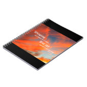 September Wolken mit Psalm 30:5 Notizblock (Linke Seite)