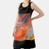 September Wolken mit Psalm 30:5 Schürze (InSitu)