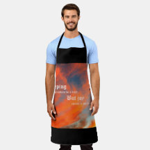 September Wolken mit Psalm 30:5