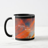 September Wolken mit Psalm 30:5 Tasse (Links)