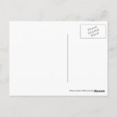 September Zahlen Postkarte (Rückseite)