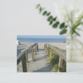 Septemberstrand Postkarte (Stehend Vorderseite)