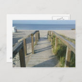 Septemberstrand Postkarte (Vorne/Hinten)