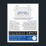 Septic Tank, Septic Company, Septic Engineer Flyer<br><div class="desc">Septic Tank,  Septic Company,  septische Ingenieur Werbe-Flyer durch den Business Card Store.</div>