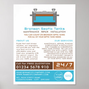 Septic Tank, Septic Company, Septic Engineer Poster