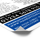 Septic Tank, Septic Company, Septic Engineer Poster (Ecke)