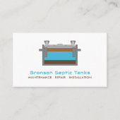 Septic Tank, Septic Company, Septic Engineer Visitenkarte (Vorderseite)