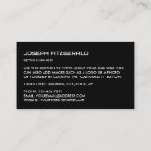 Septic Tank, Septic Company, Septic Engineer Visitenkarte (Rückseite)