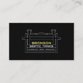 Septic Tank, Septic Company, Septic Engineer Visitenkarte (Vorderseite)