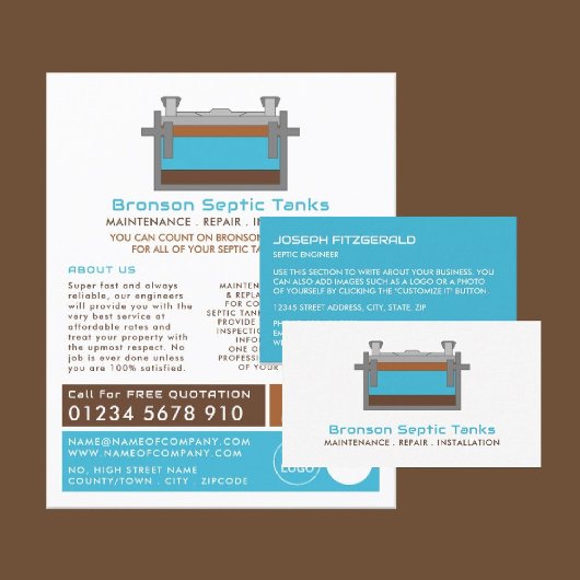 Septic Tank, Septic Company, Septic Engineer Visitenkarte