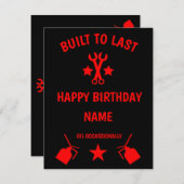 Septuagenarian 70. Geburtstagsparty Postcard (Vorne/Hinten)