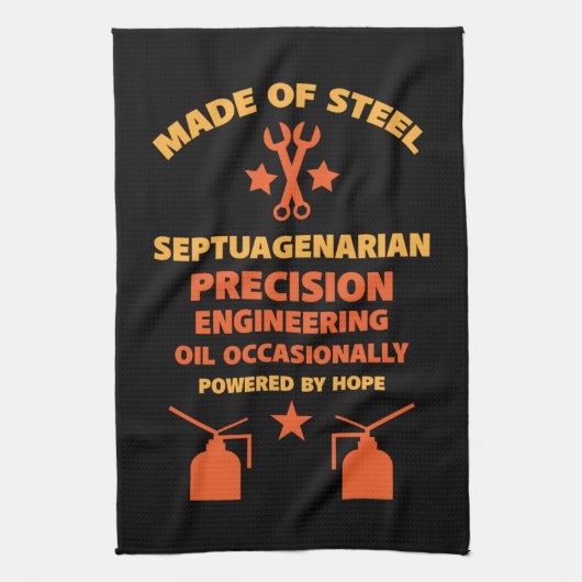 Septuagenismus Geschirrtuch (Vertikal)