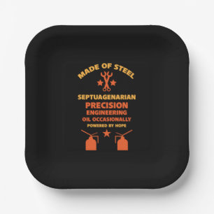 Septuagenismus Pappteller