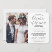 Sequel Wedding 4 Foto Collage machen wir Teil 2 Einladung (Rückseite)