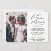 Sequel Wedding 4 Foto Collage machen wir Teil 2 Einladung (Rückseite)