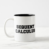 Sequent Kalkül-Tasse Zweifarbige Tasse (Links)