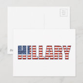 Sequenz-Hillary Postkarte (Vorne/Hinten)