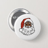 Sequenzen aus schwarzen Santa-Claus Button (Vorne & Hinten)