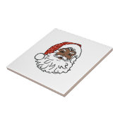 Sequenzen aus schwarzen Santa-Claus Fliese (Seite)