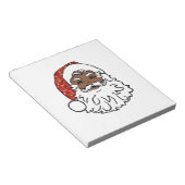 Sequenzen aus schwarzen Santa-Claus Notizblock (angewinkelt)