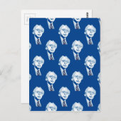 Sequenzer Bernie Sanders Postkarte (Vorne/Hinten)