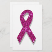 Sequenzierung des rosa Brustkrebs Briefpapier (Vorne/Hinten)