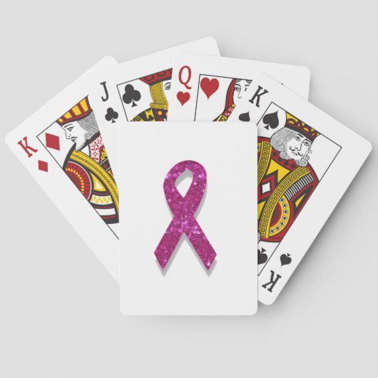 Sequenzierung des rosa Brustkrebs Spielkarten (Rückseite)
