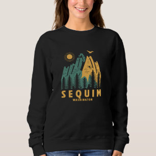 Sequim Mountains Washington Wandern Vintag Sweatshirt