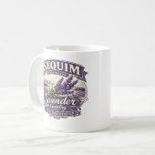 Sequim, Washington – Lavender Country Mug Kaffeetasse (Vorderseite Links)