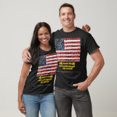 Sequin American Flag T - Shirt (Unisex)
