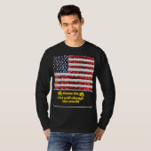 Sequin American Flag T - Shirt USA (Vorne ganz)