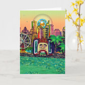 Sequin Art Birthday Card | Sequin Harbour Fun Park Karte (Gelbe Blume)