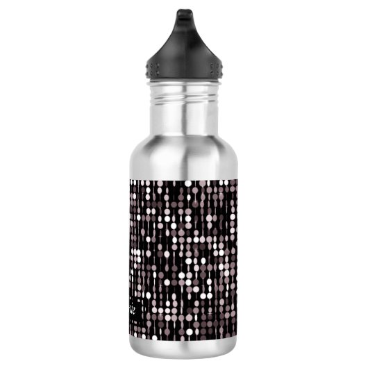 Sequin-Art-Druck personalisiert Trinkflasche (Rechts)