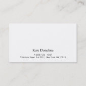 Sequin Beauty Salon 6 Punch Customer Loyalty Card Treuekarte (Rückseite)