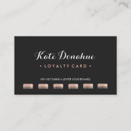 Sequin Comb Hair Stylist 6 Punch Kundenloytion Treuekarte