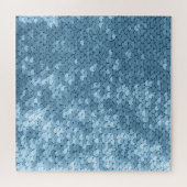 Sequin Fabric: Sky Blue Shimmer. Puzzle (Horizontal)