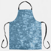 Sequin Fabric: Sky Blue Shimmer. Schürze (Vorderseite)