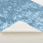 Sequin Fabric: Sky Blue Shimmer. Sherpadecke (3/4)