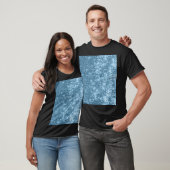 Sequin Fabric: Sky Blue Shimmer. T-Shirt (Unisex)