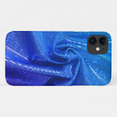 Sequin-Funkel-Glitzer sieht blau aus Case-Mate iPhone Hülle (Rückseite (Horizontal))