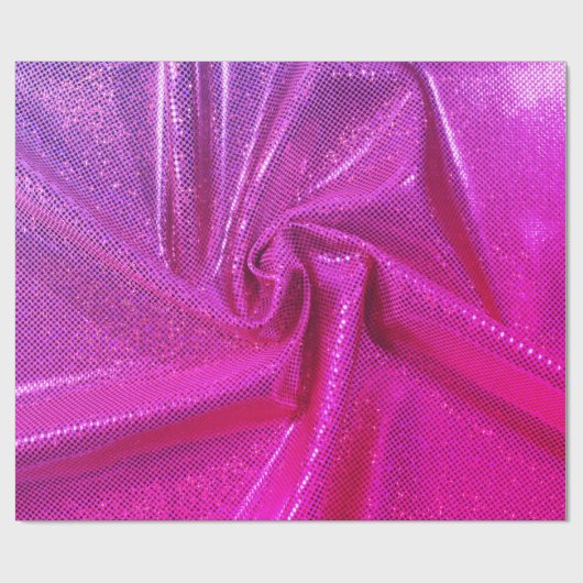 Sequin funkelnder Glitzer sieht pink magenta aus Geschenkpapier (Flach)